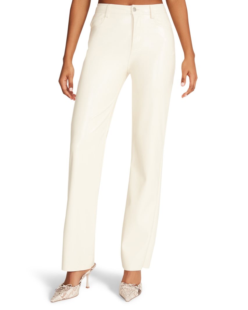 Pantalones Steve Madden Jolie Vanilla Mujer Creme | ES SW64E2